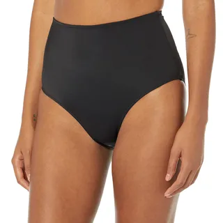 Amazon Essentials Damen Badehose mit hoher Taille (erhältlich in Übergröße), Verwaschenes Schwarz, 38