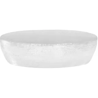 vidaXL Couchtisch Silber gehämmert 100 x 50 x 28 cm Aluminium - Silber