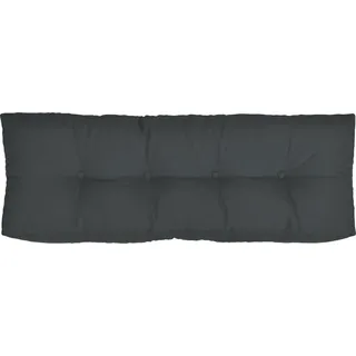 Palletkissen Beautissu Eco Elements Rückenkissen 120x40x15 cm für Palettenbank - Kissen grafitgrau - Matratzenkissen Qualität Palletkissen