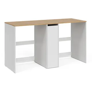 Vicco Waschmaschinenschrank Viktor 159,8 x 88,2 cm Weiß/Artisan-Eiche
