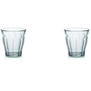 Duralex 1024AB06/6 Becherglas, 130 ml Fassungsvermögen, transparent, 6 Stück (Packung mit 2)