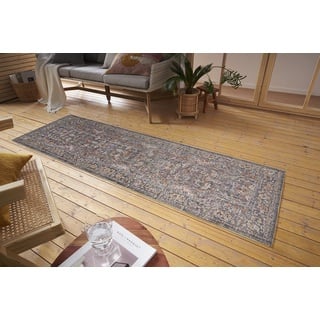 Northrugs Teppich Port Said«, rechteckig, 3 mm Höhe, In-& Outdoor, Läufer, Wetterfest, Balkon, Wohnzimmer, Orient Blau,