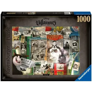 Ravensburger Puzzle 2D 1000 elementów: Villainous. Pete, Stary Design