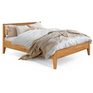 byoak Massivholzbett Elias 1 100x220 Wildeiche , Holz , Echtholz,Kerneiche , 100x220 cm , Schlafzimmer, Betten
