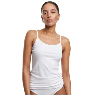 URBAN CLASSICS Ladies Basic Tank Top Cotton 2-Pack - weiß - M