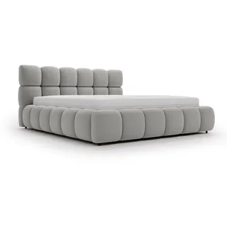 Graingold Polsterbett Modo 180x200 Grau , Textil , 180x200 cm , Schlafzimmer, Betten, Polsterbetten