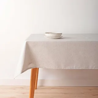 Belum Tischdecke mit Fleckenabweisend, Jacquard, Größe 100 x 80 cm, schmutzabweisend, extra weich, Farbe: Seelengrau, Tischdecke aus 70% Baumwolle, 30% Polyester, Modell 000-068