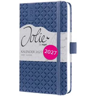 Sigel Wochenkalender 2027 A6 Blau