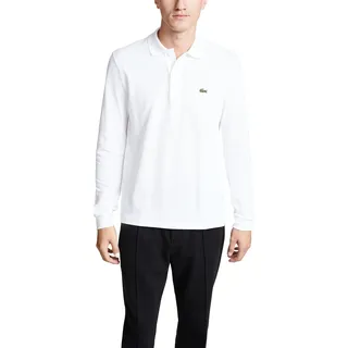 Lacoste Herren Poloshirt, Weiß (Blanc), M (Herstellergröße: 4)