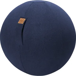 Sitting Ball Felt Dunkelblau 65 cm