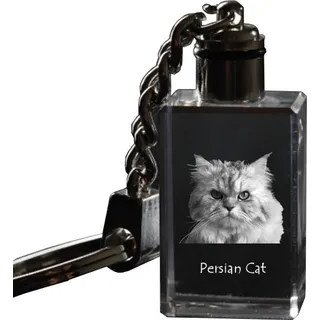 Perserkatze - Wanduhr mit Katze, Regal Uhr mit Druck, personalisierte Hausdekoration von Art-Dog.