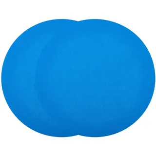 craspire 2 Stück Filz Plattentellermatte 11,6 Zoll Blau rutschfest Antistatisch Flach Rund Schützend Aus Wolle Und Vinyl Für Plattenspieler Zur Dämpfung von Resonanzen Und Für Einen Saubereren