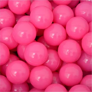 50 Bälle für Bällebad 5,5cm Babybälle Plastikbälle Baby Spielbälle Pink - Rosa