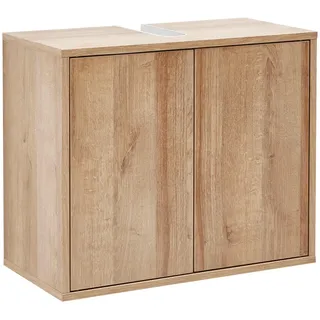 Fackelmann Waschbeckenunterschrank Finn 60 x 50 x 30,5 cm Braun