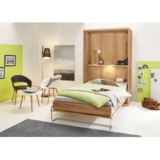 Priess Schrankbett »Ancona«, mit Regal und LED-Beleuchtung,