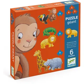 Djeco Puzzle gigant  Kamarádi z Jungle