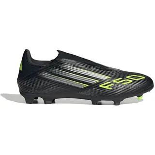 F50 League Laceless FG/MG Core Black / Iron Metallic / Lucid Lemon 40