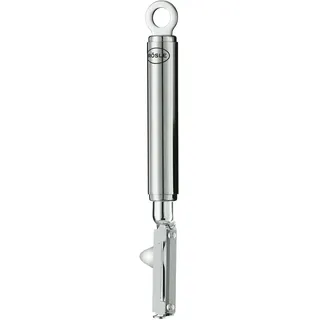 Rösle Pendelschäler Obst- und Gemüseschäler Edelstahl 18/10 19 cm Silber