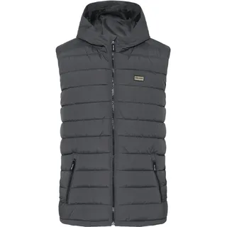 Steppweste BLEND "Steppweste BHMelai", Herren, Gr. XXL, grau (forged iron), Obermaterial: 100% Polyester PES., Westen Steppweste