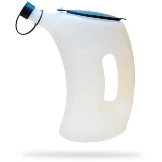 GREENSTAR - Messbecher aus Kunststoff – mit Ausgießer – Deckel und Schutzkappe – Skala von 0,5 bis 2 l