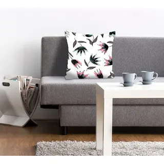 queence Dekokissen "Tomke" mit hübschen Blumen, bunt, bedruckt