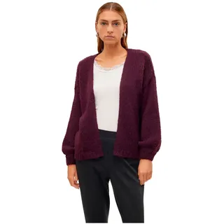 Vero Moda Strickjacke VMMAYBE LS OPEN CARDIGAN GA REP rot XL (42/44)
