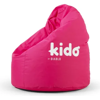 Kido By Diablo Kindersitzsack mit Füllung Sitzsack Gaming Sessel Beanbag Farbe: Rosa - Rosa