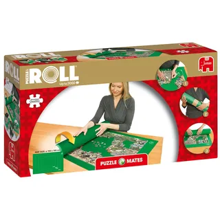 JUMBO Spiele Puzzle & Roll - Puzzlematte zum Ausrollen für bis zu 3000 Teile