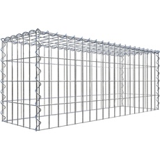Bild Gabione, silbergrau, Maschenweite 5 x 10 cm