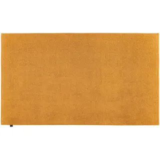 Cawoe Badteppich 1007 Loop 532 , Gelb , Textil , Uni , rechteckig , 60x60 cm , Oeko-Tex® Standard 100 , für Fußbodenheizung geeignet , Heimtextilien, Badtextilien, Badematten