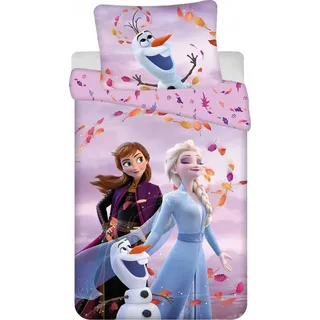 Jerry Fabrics Frozen Eiskönigin Blau 140 x 200 cm + 70 x 90 cm