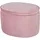 Kinderhocker oval 42 x 27 x 33 cm Kiefer rosa rosa
