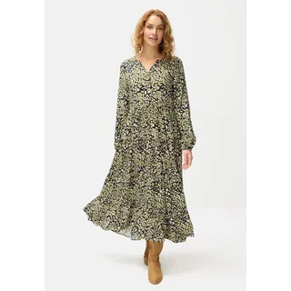 LASCANA Maxikleid Blau Leoprint 38