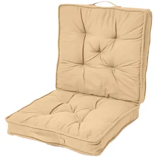 Homescapes Reisekissen 50 x 50 cm Beige