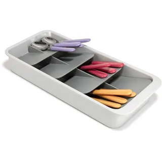 Joseph Joseph DrawerStore Besteck Organizer Platzsparend Zerlegbar grau