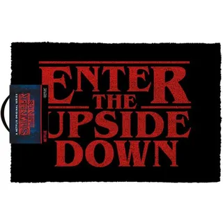 Pyramid International Stranger Things Enter The Upside Down Unisex Fußmatte rot/schwarz