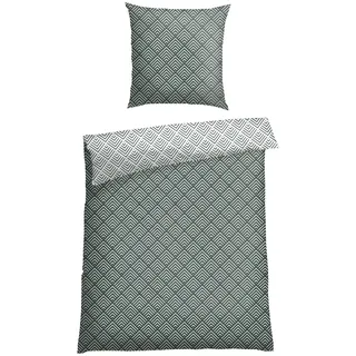 SCHIESSER Mabel aus weicher Baumwolle mit abstraktem Muster«, MADE IN GREEN by OEKO-TEX® grün