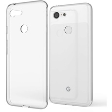 NALIA Hülle kompatibel mit Google Pixel 3 XL, Ultra-Slim Crystal Case Clear Silikon Handyhülle Soft Back Cover, Dünne Handy-Tasche Schutzhülle Etui Smart-Phone Bumper Skin Durchsichtig - Transparent