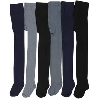 Strickstrumpfhose TUPTAM "Strumpfhose Baby Jungen Strickstrumpfhose 6er Pack", Jungen, Gr. 116, grau (farbenmix 3), Obermaterial: 76% Baumwolle CO. 22% Polyamid PA. 2% Elasthan EL., Strumpfhosen Strickstrumpfhose