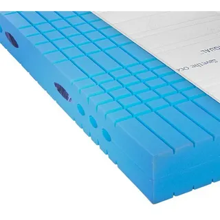 Novel Kaltschaummatratze , Weiß , Textil , H2 + H4 , rechteckig , 160x200 cm , Made in Germany , Härtegradauswahl, Über- und Sondergrößen erhältlich, Bezug abnehmbar/waschbar, Ober- und Unterseite versteppt, wendbar, klimatisierte Belüftungskanäle, optimale Belüftung, für verstellbare Lattenroste geeignet, Tragegriffe, atmungsaktiv, aktive Schulterzone, alternative Größen erhältlich, orthopädische Matratze , Schlafzimmer, Matratzen, Kaltschaummatratzen