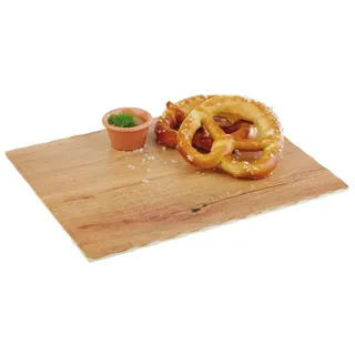APS APS, Serviergeschirr, Serveringsplade 1/2 GN 32.5x26.5 cm, Melamin, Egetræslook,1 stk (1 x)