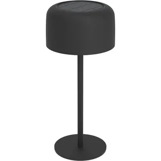 EGLO Solar Tischleuchte Roccanova Stahl 30,0 cm Akku schwarz