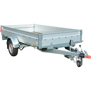 PKW-Anhänger STEMA "BASIC ST 1000-25-13.1", silber (silberfarben), KFZ-Anhänger, PKW-Anhänger, inkl. Stützrad