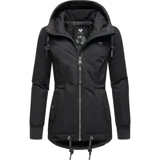 Ragwear Damen Winterjacke Outdoorjacke wasserdicht mit Kapuze YM-Danka Black22 Gr. M - M