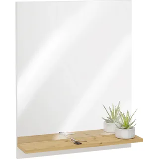 FMD Garderobenspiegel Belm 54 x 68 cm Weiß