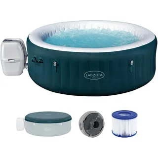 Bestway® Lay-Z-SPA® Energiespar-Whirlpool Miami AirJetTM für 6 Personen Ø 196 x 66 cm, Dunkelgrün