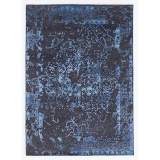 Musterring Orientteppich , Blau, Grau , Textil , Uni , rechteckig , 70x140 cm , in verschiedenen Größen erhältlich , Teppiche und Böden, Teppiche, Orientteppiche