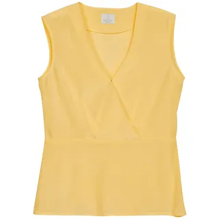 MADELEINE Blusentop »Bluse Bluse mit Schößchen«, gelb