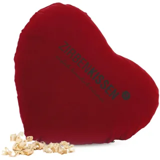 ZirbenKissen Herz Rot 40x40 cm 1 St