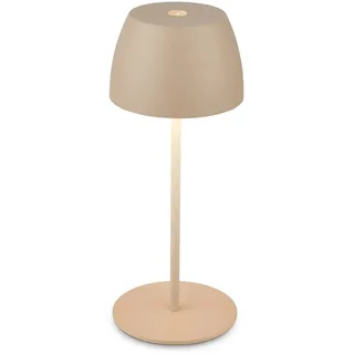 Briloner Mini LED Tischlampe Beige 2 St.